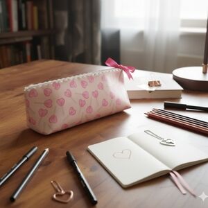 Heart lollipop Makeup bag